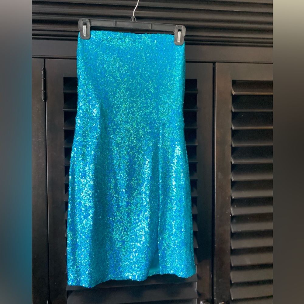 Strapless Sequin Dress Size Small